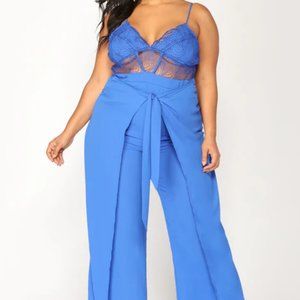 Love Exchange Jumpsuit - Royal
